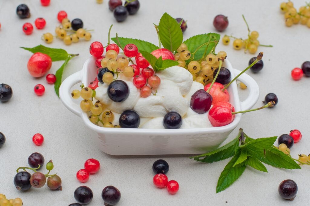 Greek yogurt with fresh berries