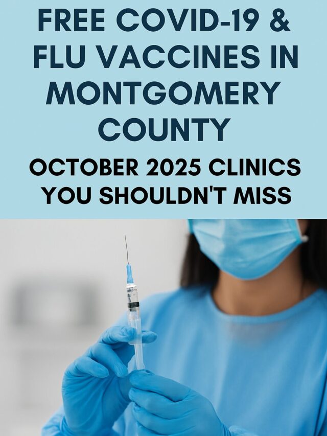 Free COVID-19 & Flu Vaccines in Montgomery County