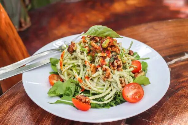 Zucchini Noodles with Pesto