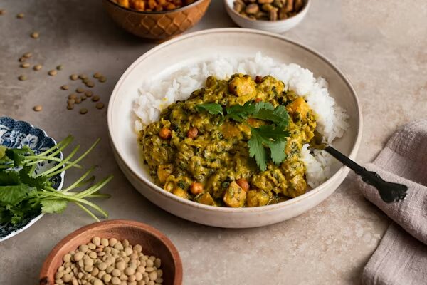 lentil & vegetable curry